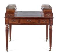 A Regency Brass Mounted Mahogany Writing Desk