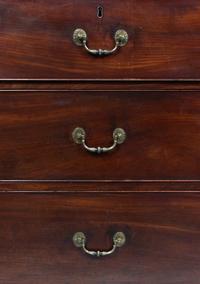 A George III Style Mahogany Linen Press