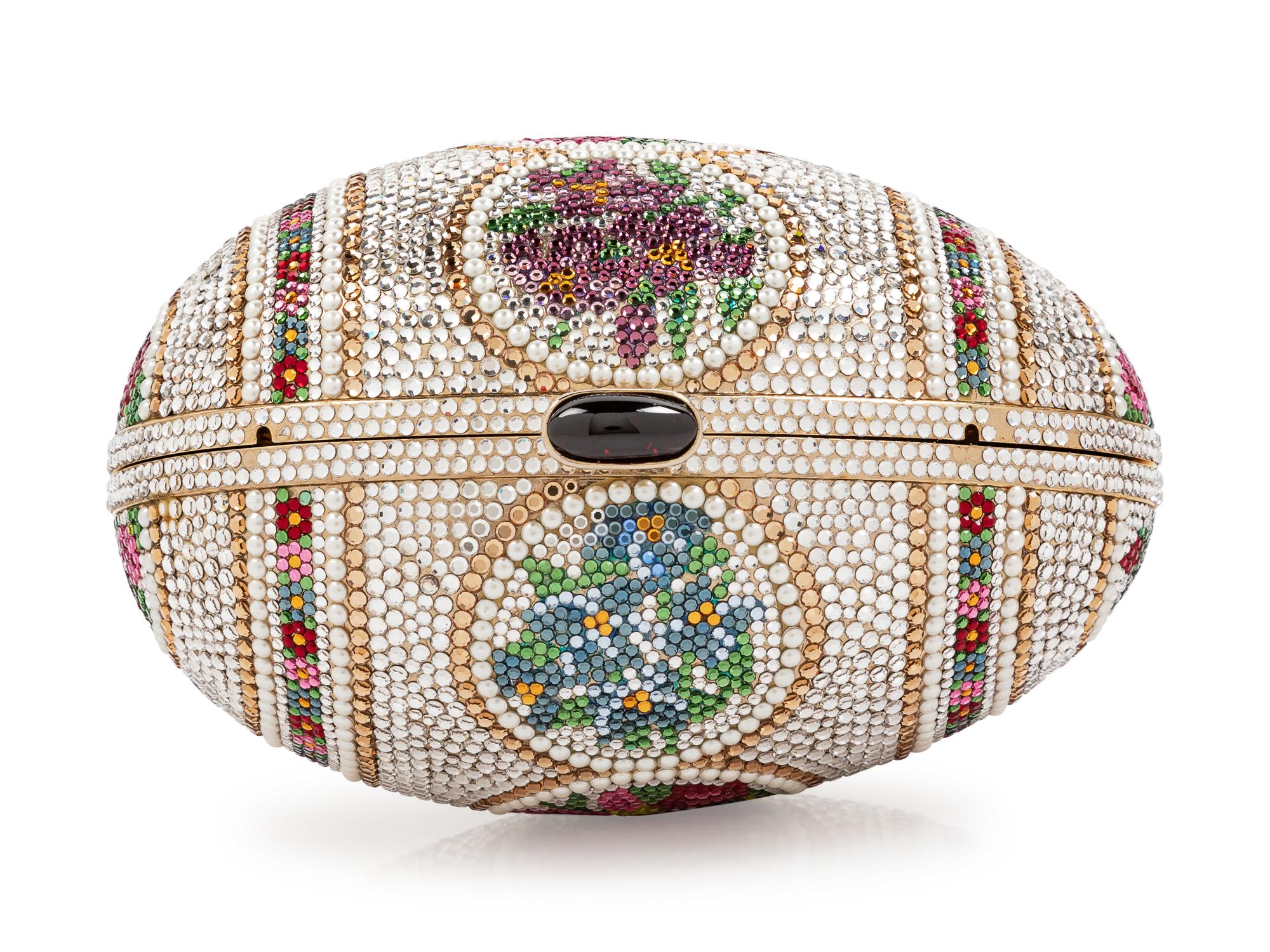 A Judith Leiber Multicolored Egg Minaudiere
