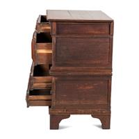 A Charles II Carved Oak Chest of Drawers