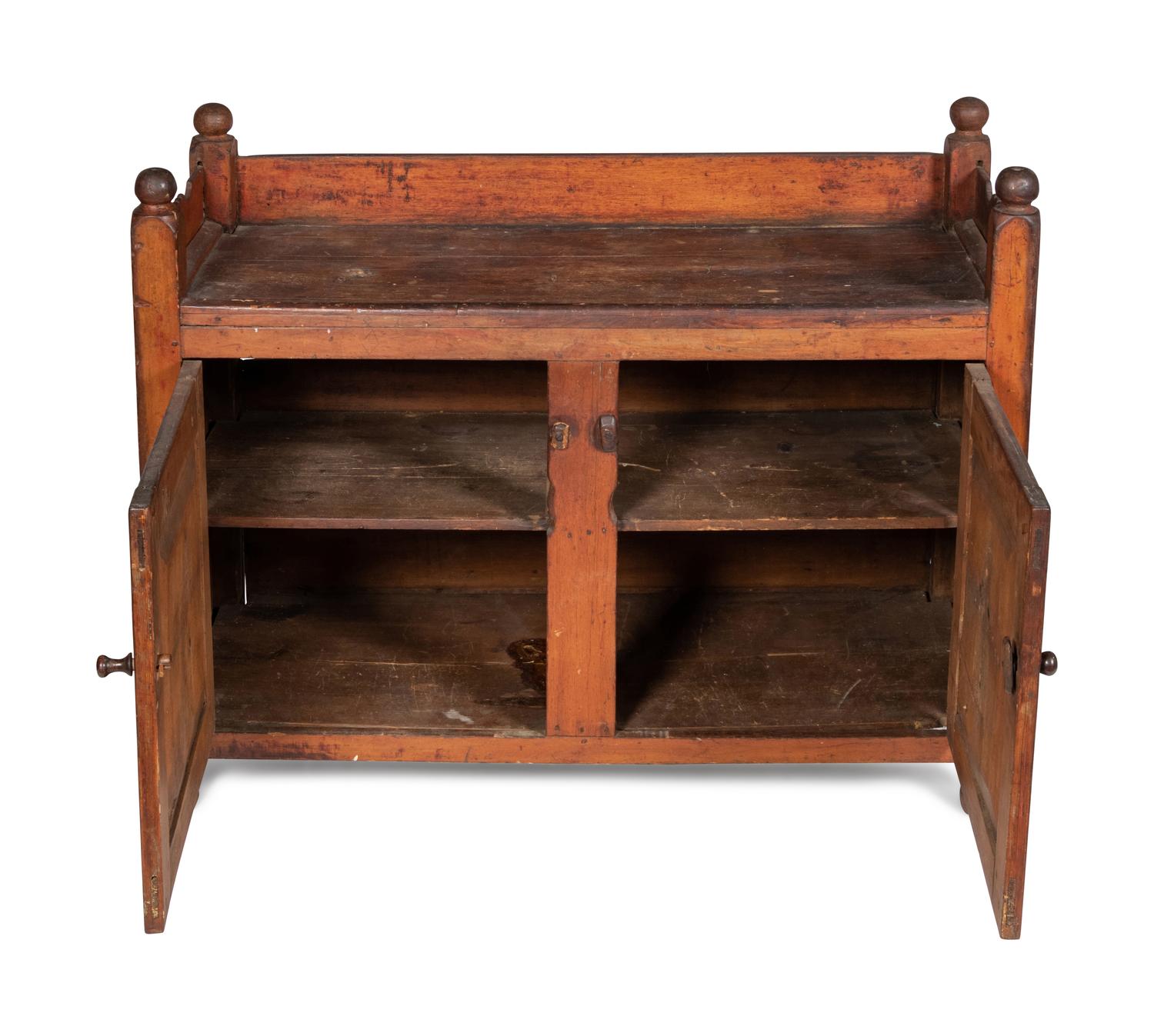 A Country Painted Pine Cupboard