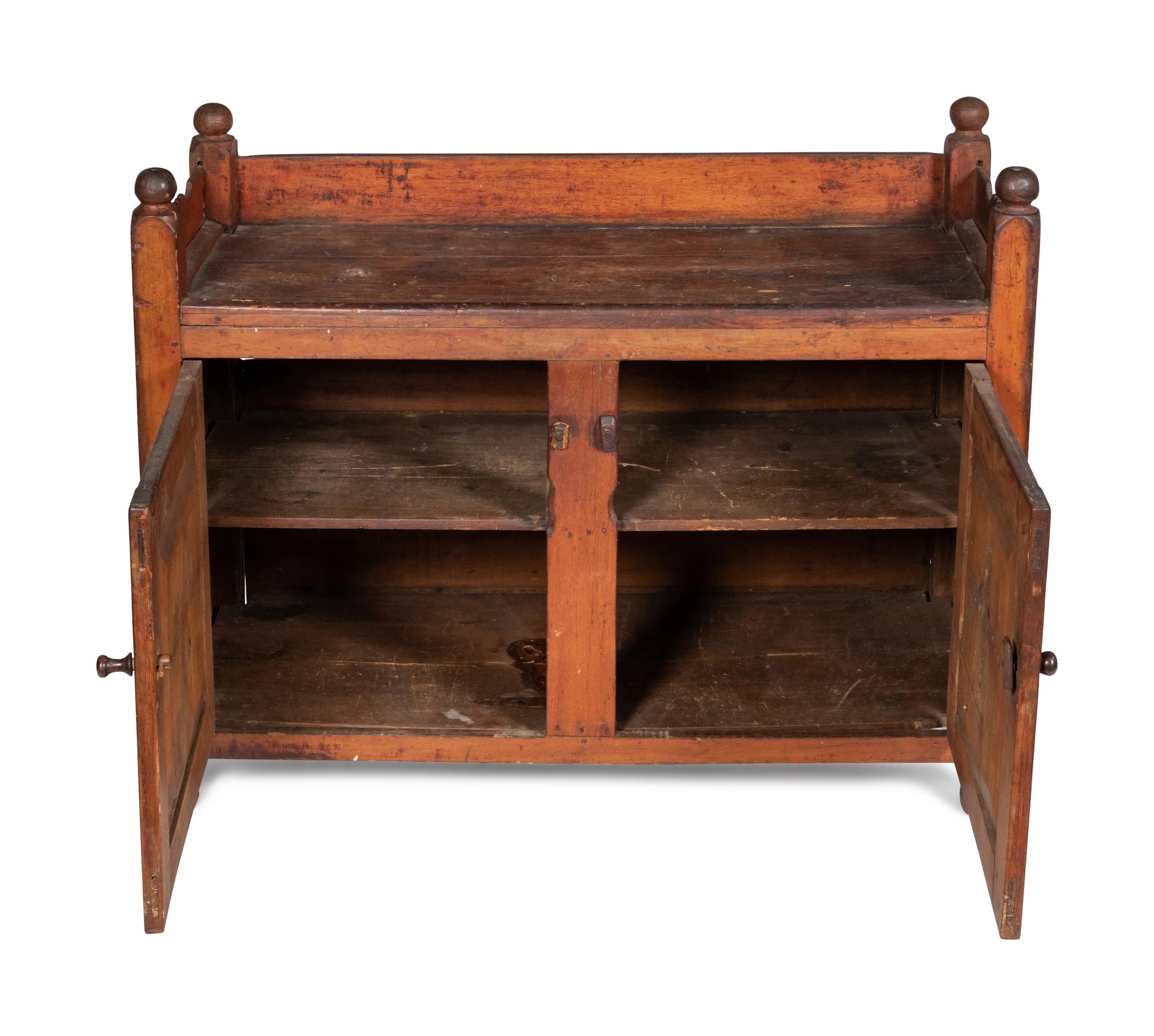 A Country Painted Pine Cupboard