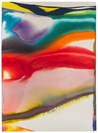 Paul Jenkins, (American, 1923-2012), Phenomena Buck Island Black (Anatomy of a Cloud Series),1977
