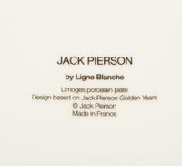 Two Porcelain Art Plates - Jack Pierson Golden Years, and Vic Muniz Caravaggio's Medusa — 20th Century