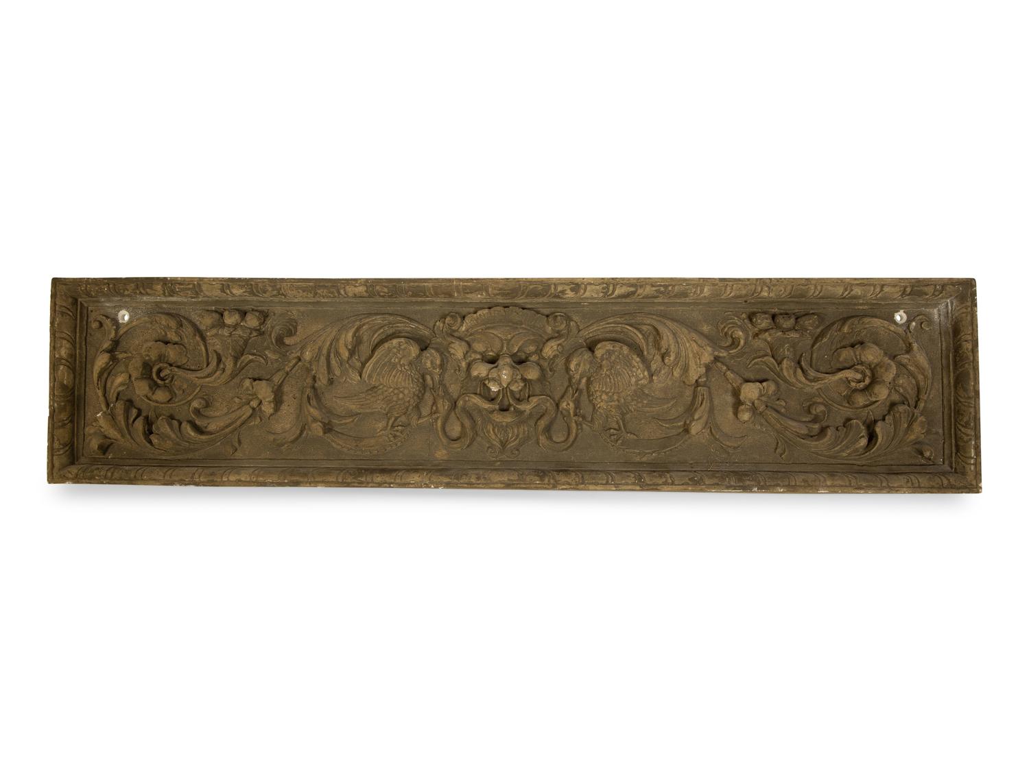 A Collection of Three Carved Wood Architectural Fragments