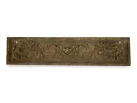 A Collection of Three Carved Wood Architectural Fragments