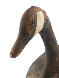 A Canada Goose Cork Decoy