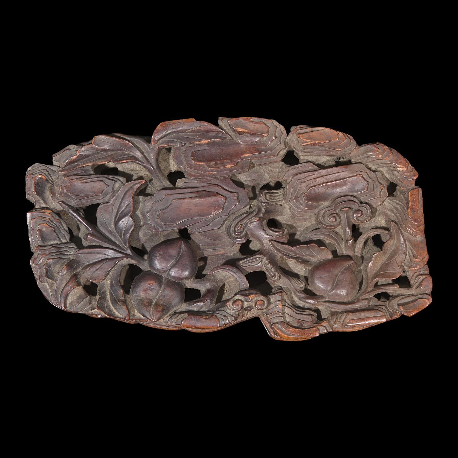 A Large Chinese Celadon and Beige Jade Buffalo, 18th/19th Century 清中期 青玉臥牛