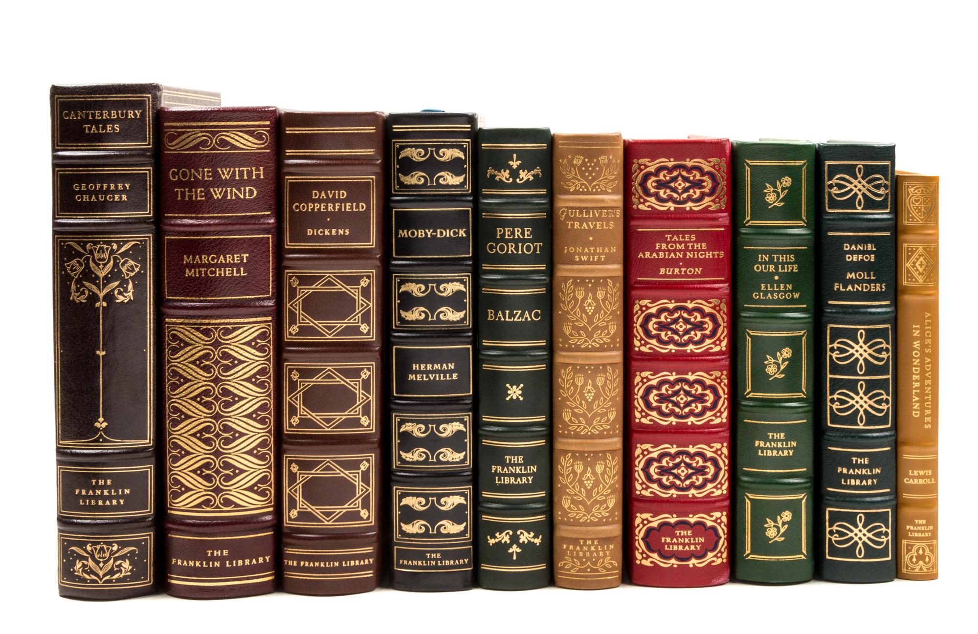 (FRANKLIN LIBRARY) A collection of 44 volumes from The 100 Greatest Books of All Time series.