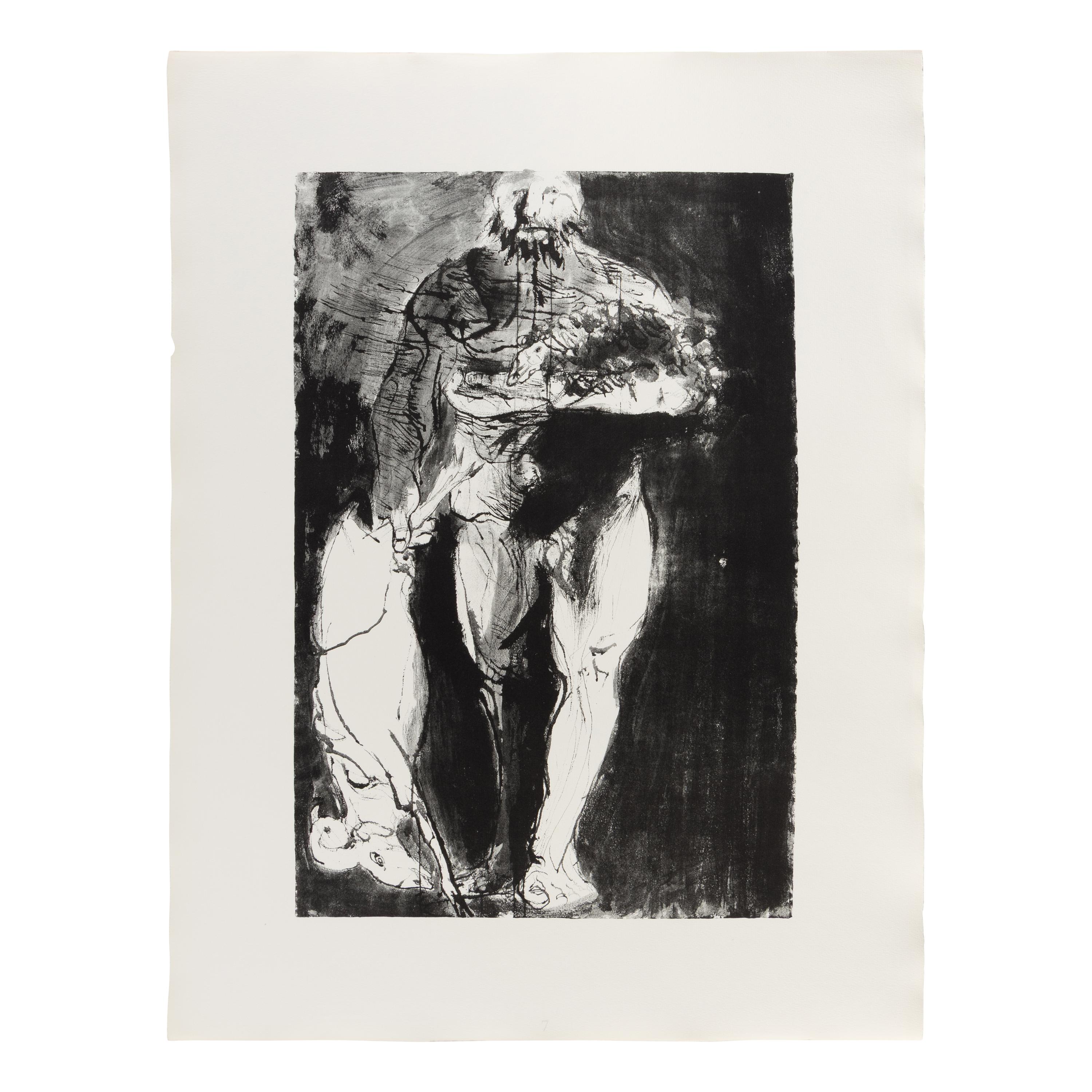 [Artist Book]. Baskin, Leonard (1922-2000). Drawings for the Iliad . [New York: Delphic Arts], 1962.
