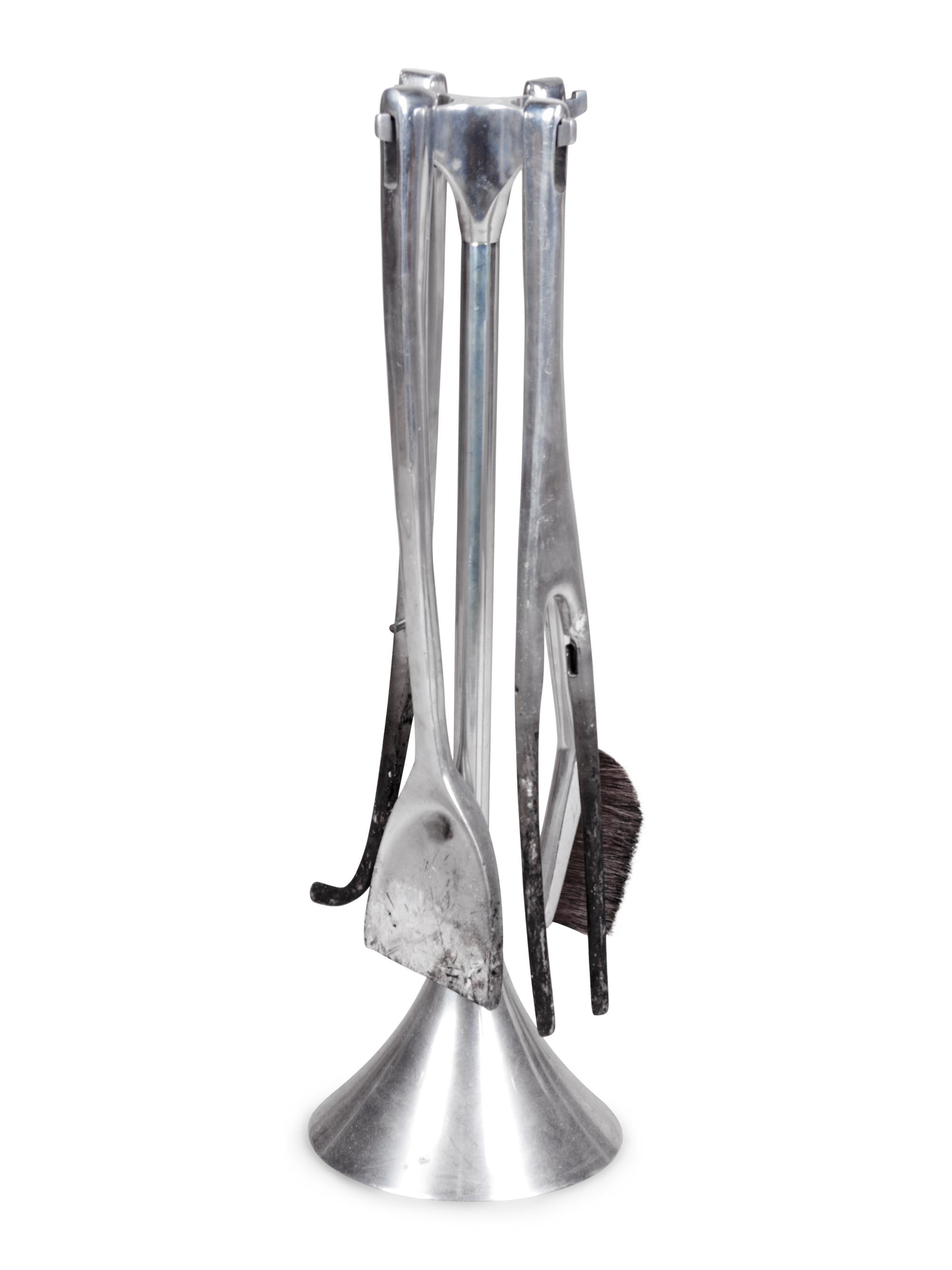 Fuego Four-Piece Fireplace Tool Set, c. 1980