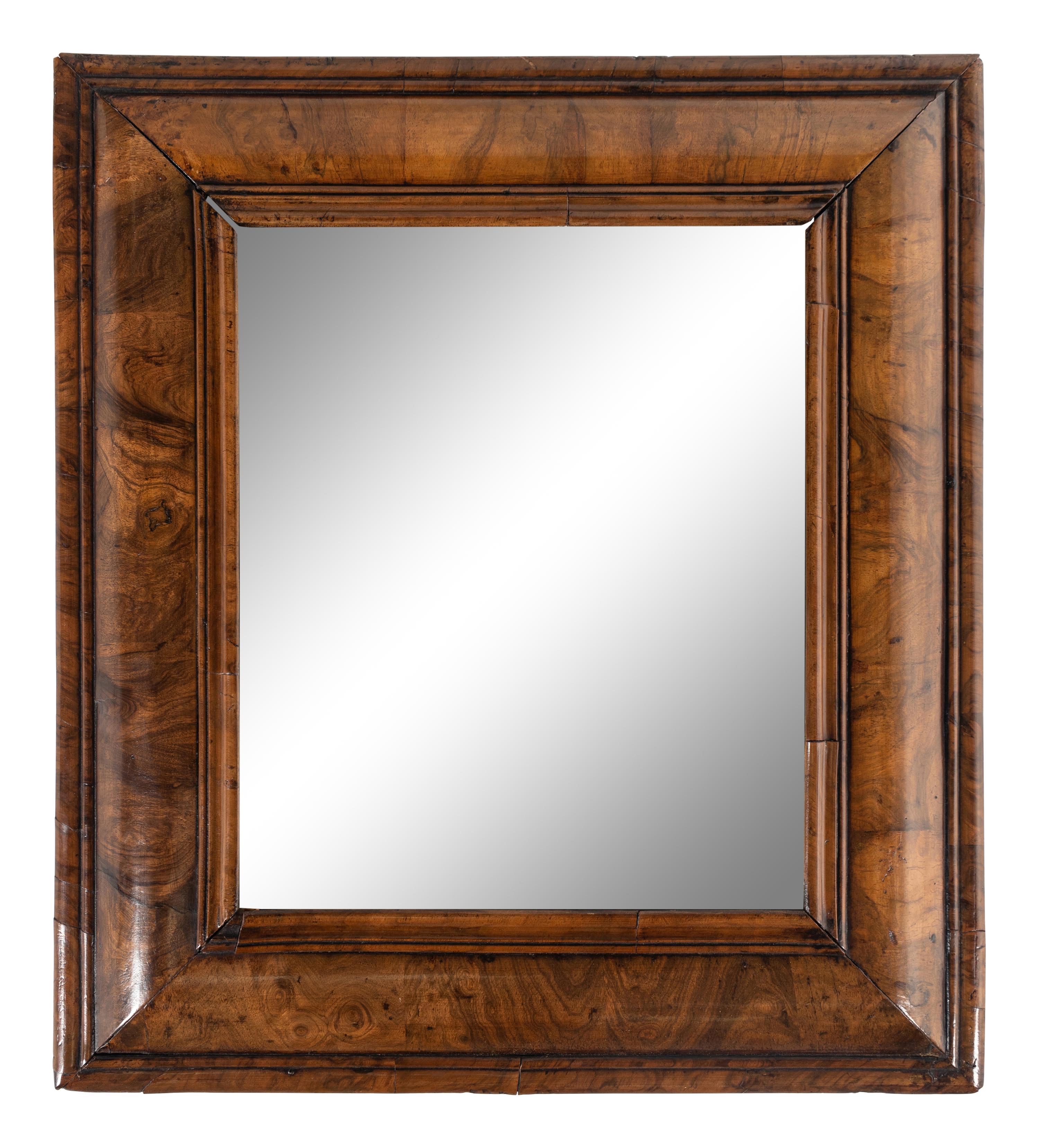 A William and Mary Walnut Mirror