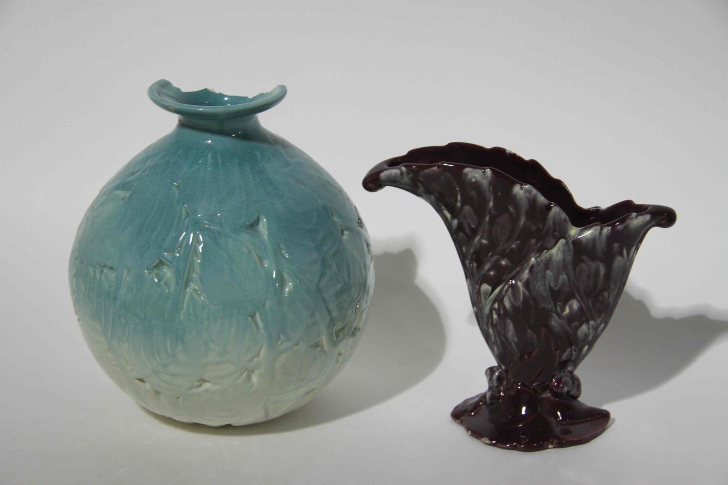 A Group of Five Haeger Pottery Vases Height of tallest 12 1/2 inches. — Late 1930s/Early 1940s