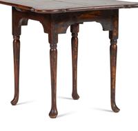 A Queen Anne Tiger Maple Porringer-Top Tea Table