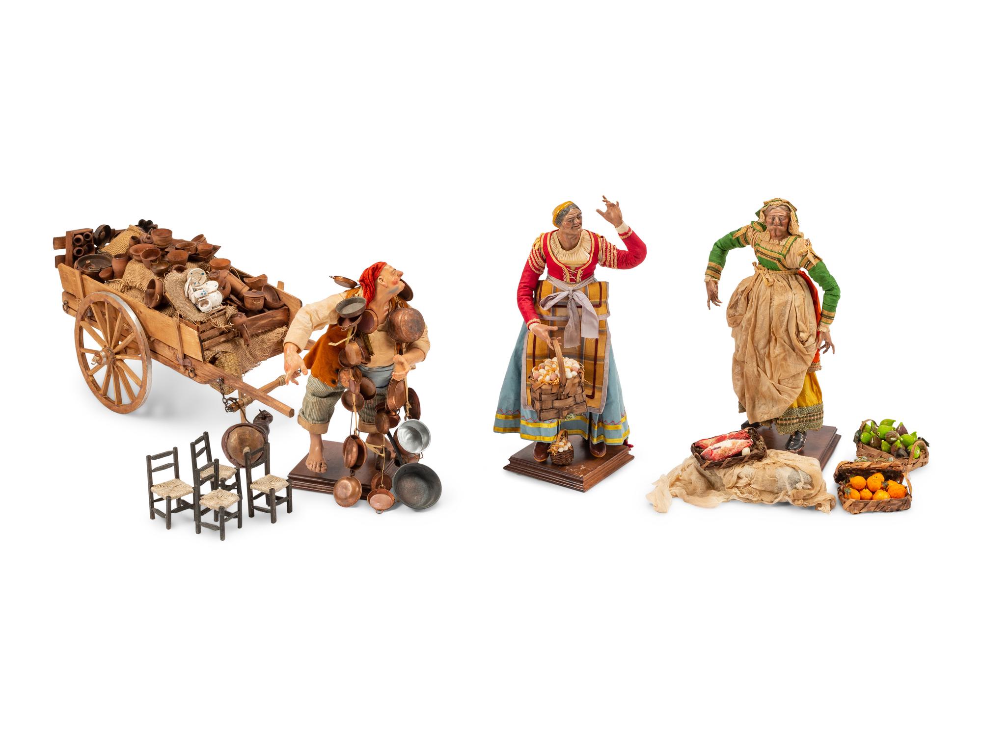 A Neapolitan Style Crèche Group