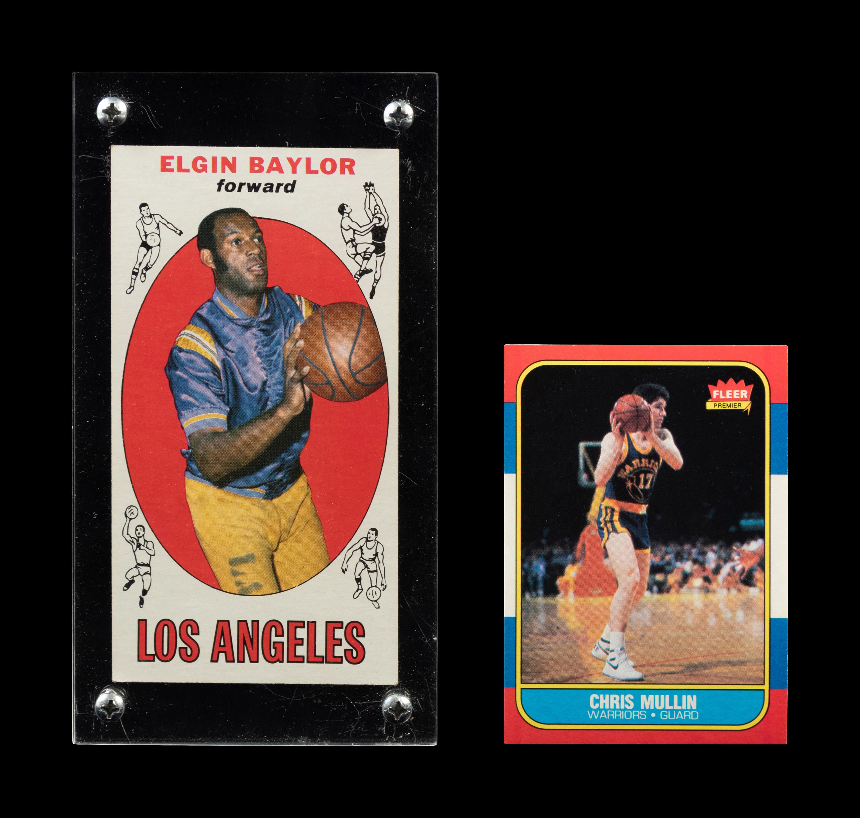 A Group of Hall of Fame Basketball Cards,