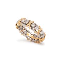 TIFFANY & CO., SCHLUMBERGER, DIAMOND 'SIXTEEN STONES' RING