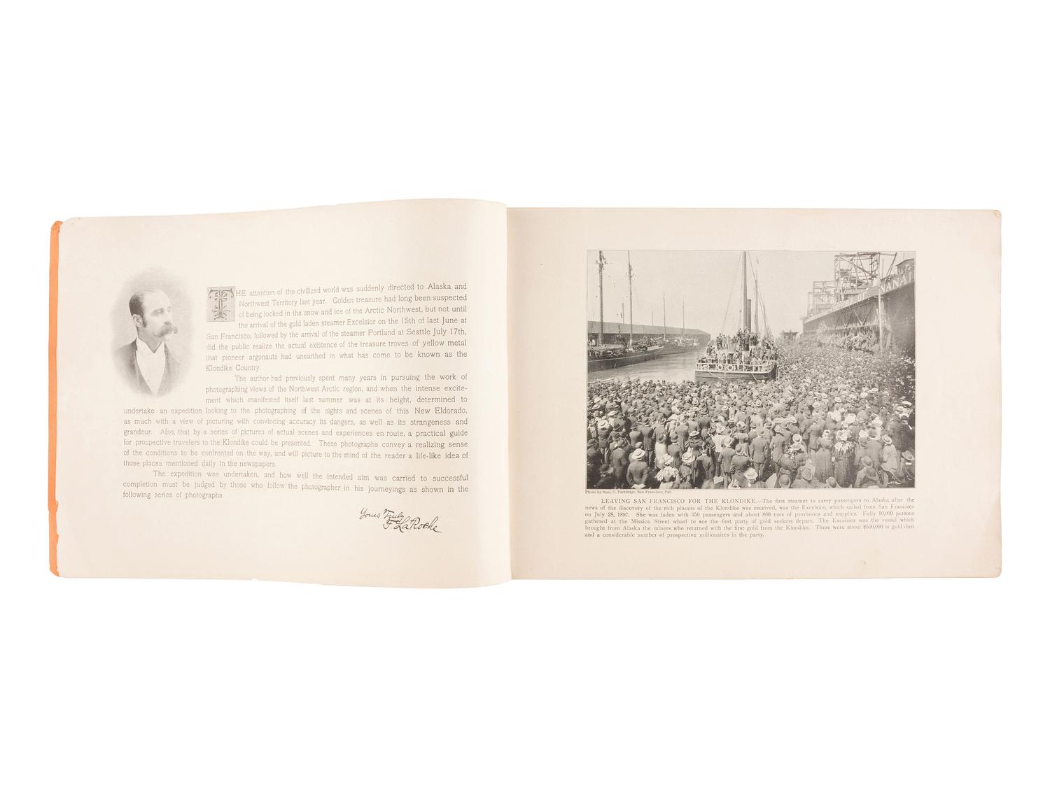 [GOLD RUSH]. En Route to the Klondike: A Series of Photographic Views in 6 Parts . Chicago, 1898.