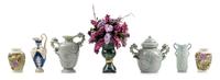 A Group of Seven Vases Height of tallest overall 2 1/8 inches. — Vince Stapleton
