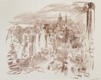 Oskar Kokoschka, (German, 1886-1980), Manhattan, 1967 (portfolio of 5)
