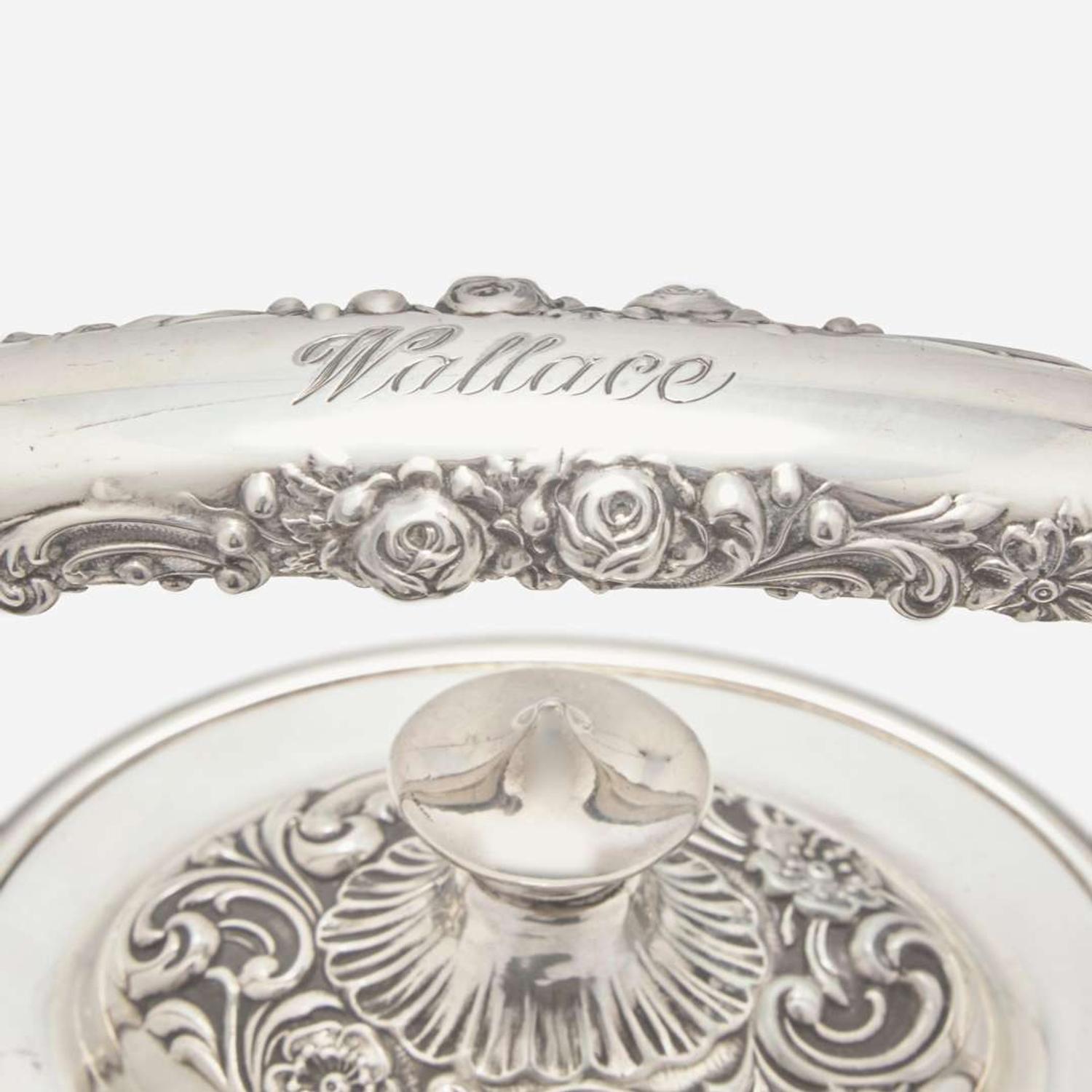 A sterling silver kettle-on-stand Gorham Mfg. Co., Providence, RI, 20th century