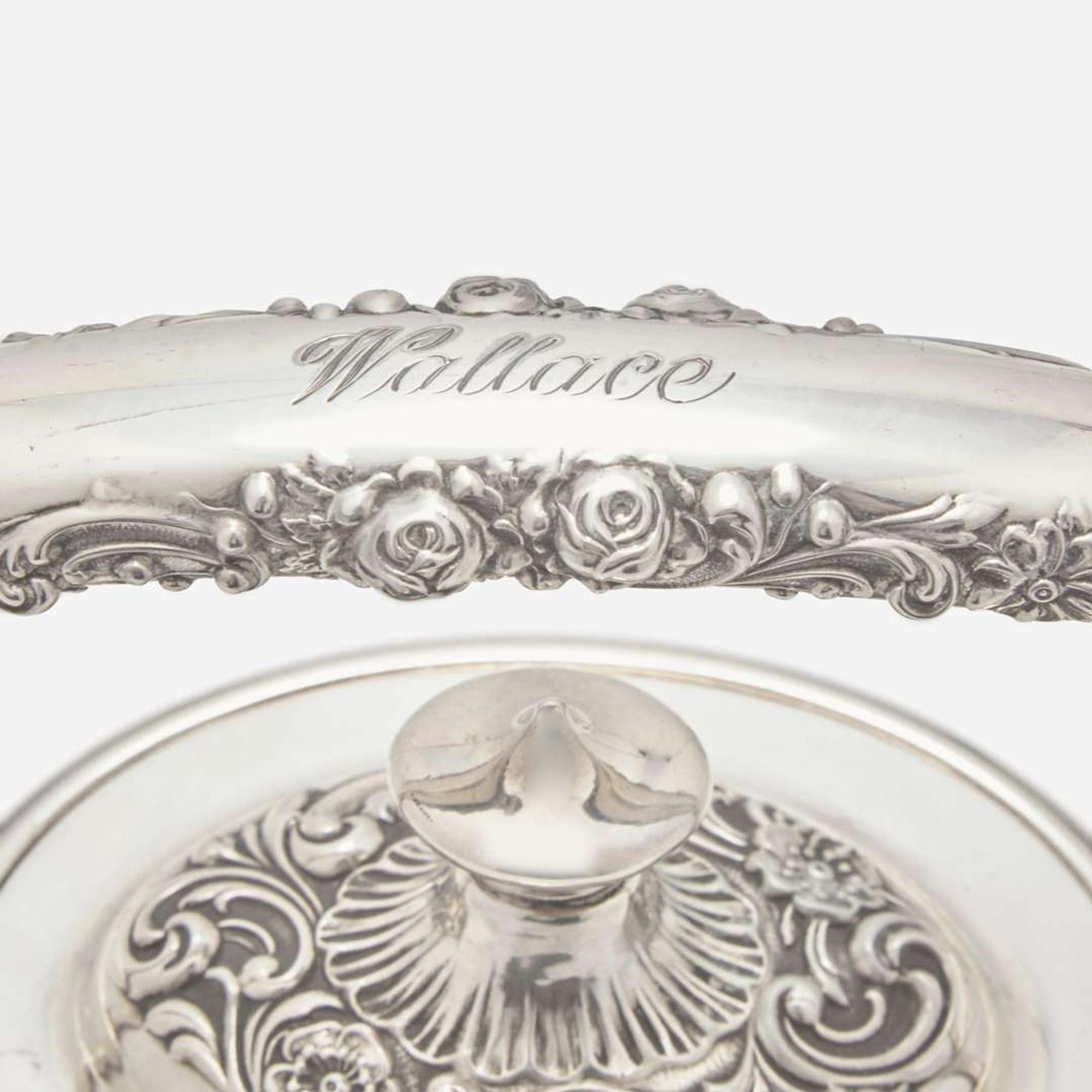 A sterling silver kettle-on-stand Gorham Mfg. Co., Providence, RI, 20th century