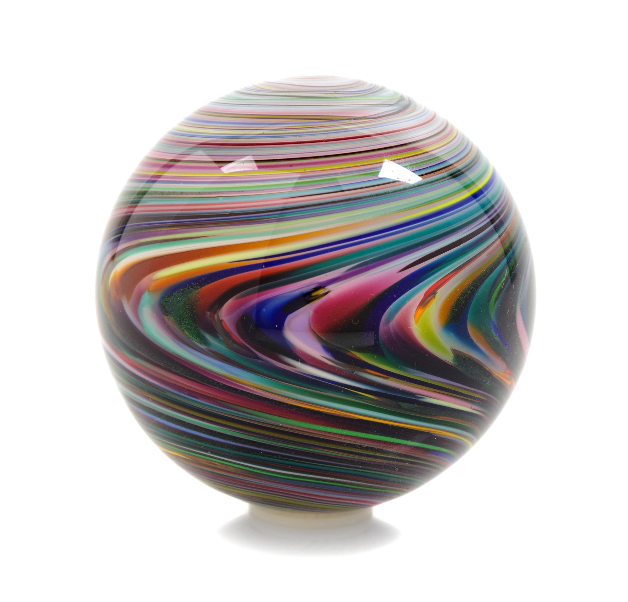 Mark Matthews, (American, b. 1948), Large Art Glass Marble