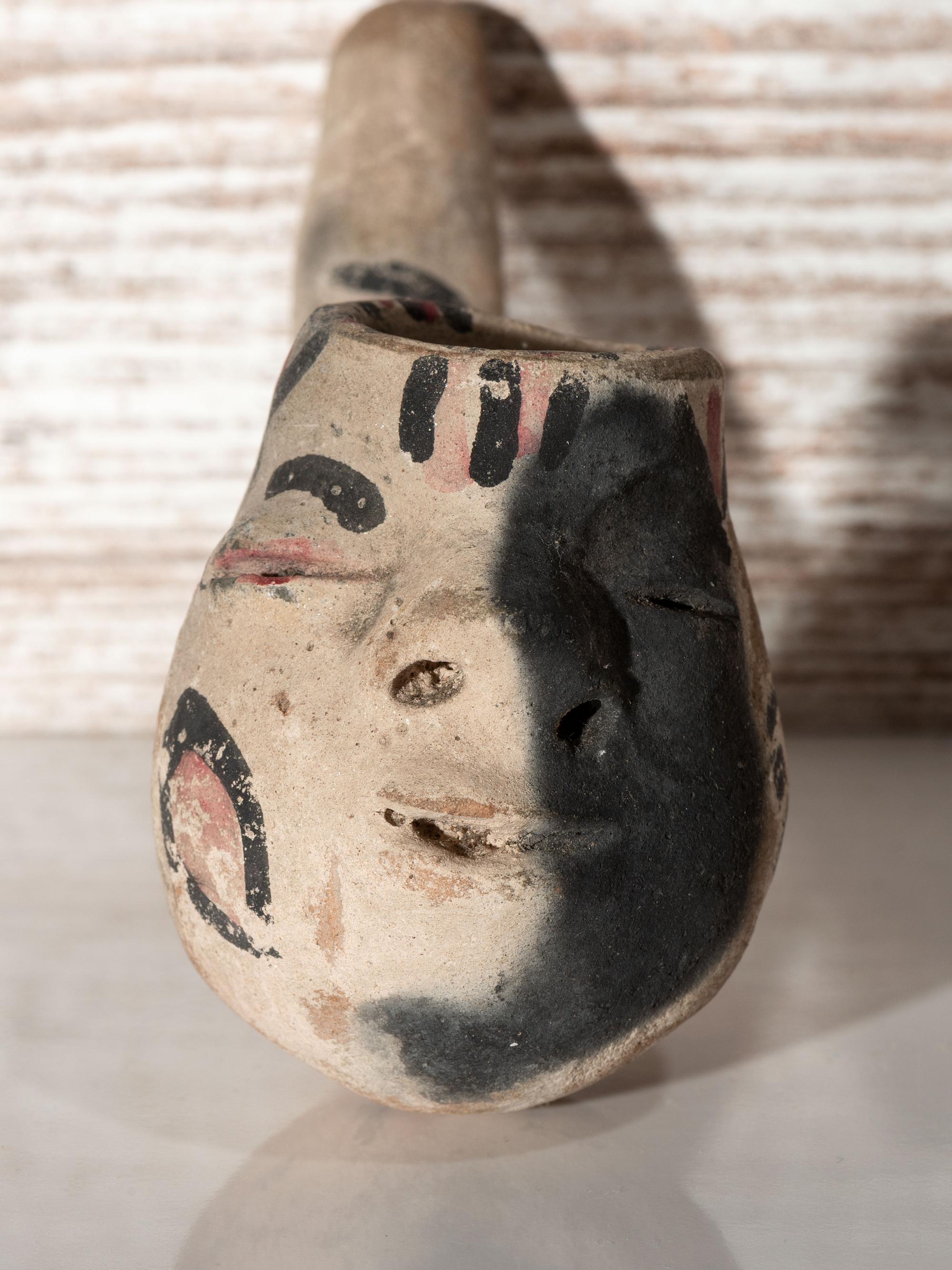 Collection of Pueblo Pottery Pipes