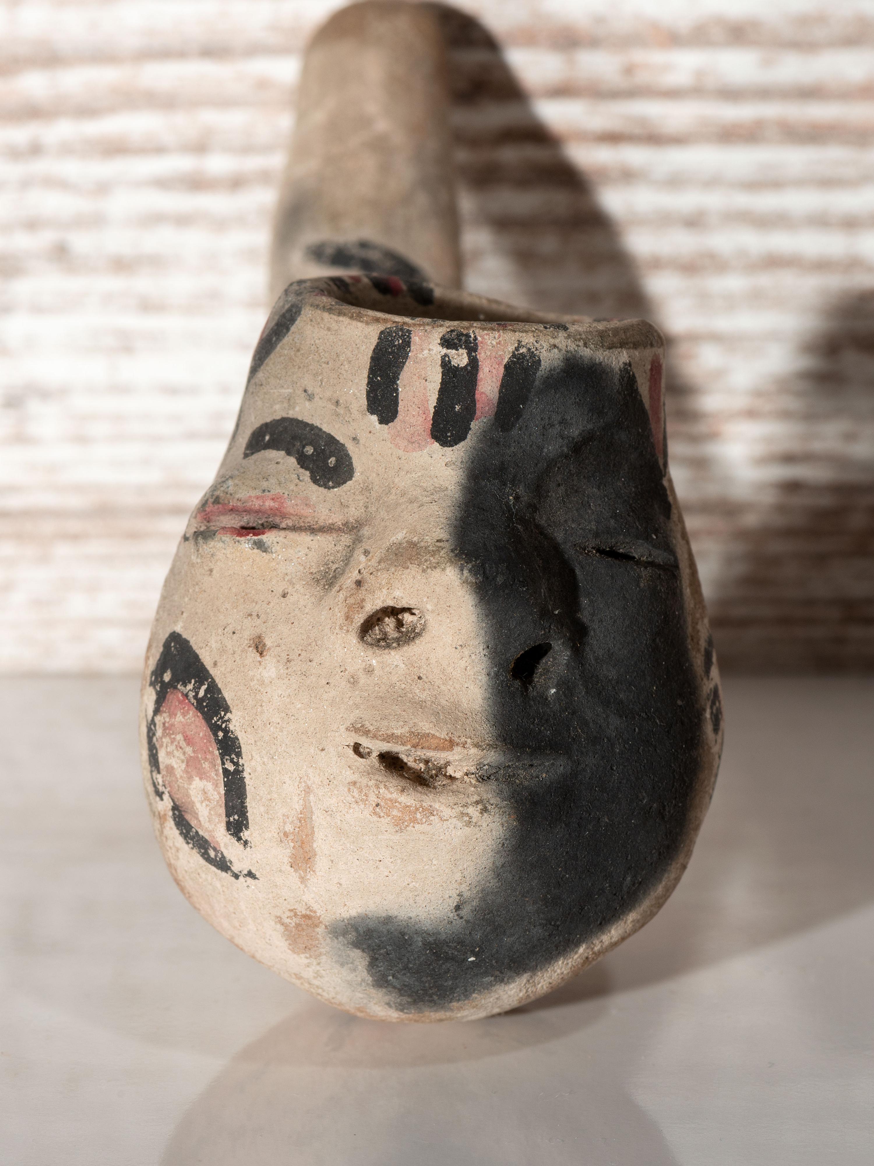 Collection of Pueblo Pottery Pipes