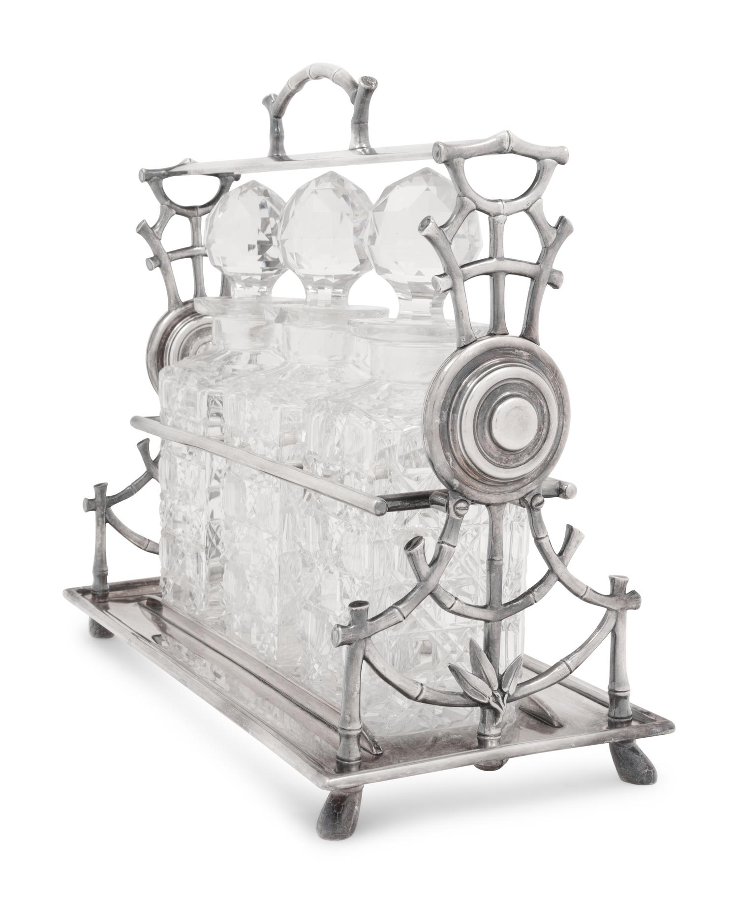 A Christofle Silver-Plate Tantalus