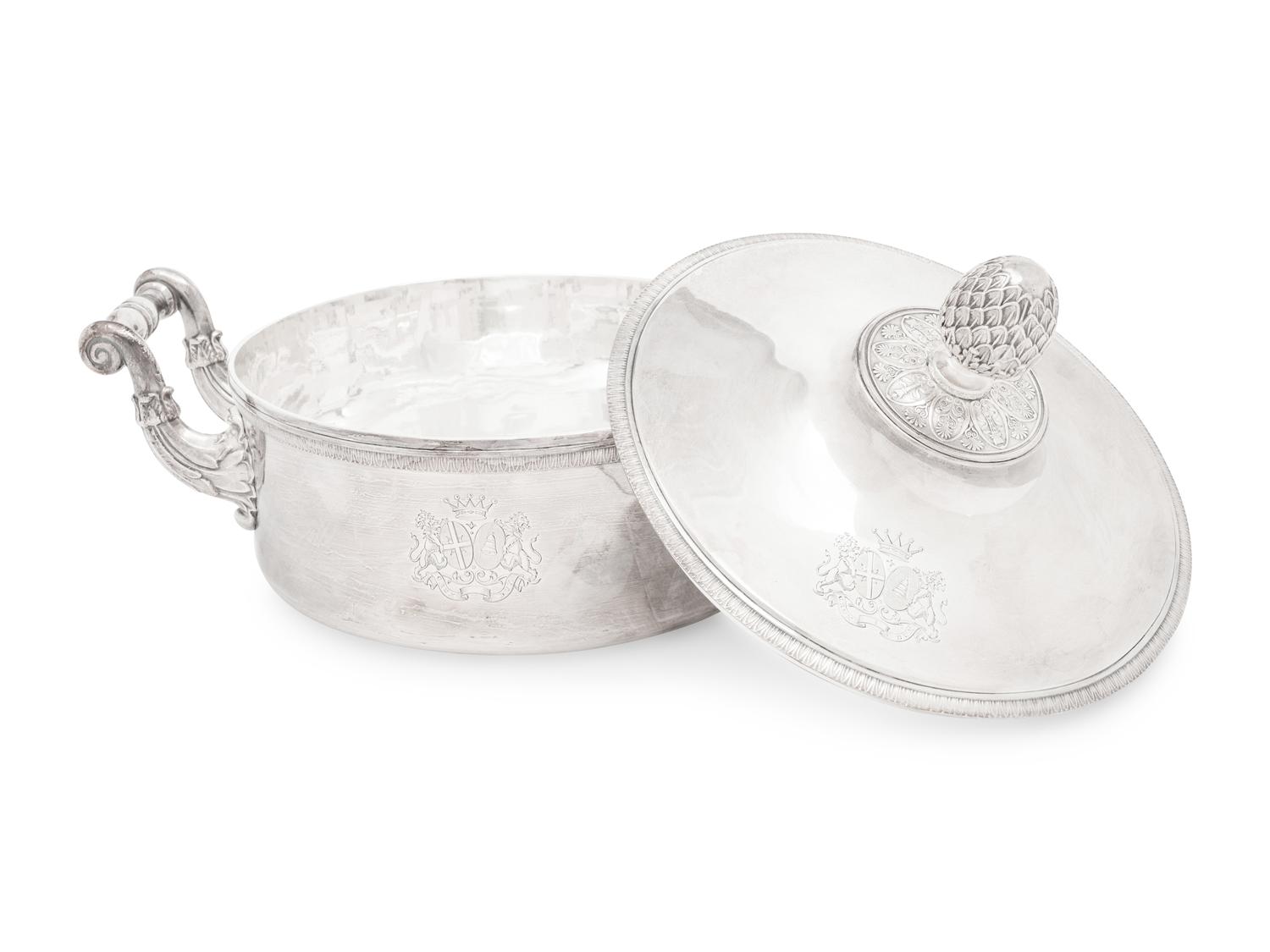 A French Silver-Plate Covered Entree Dish