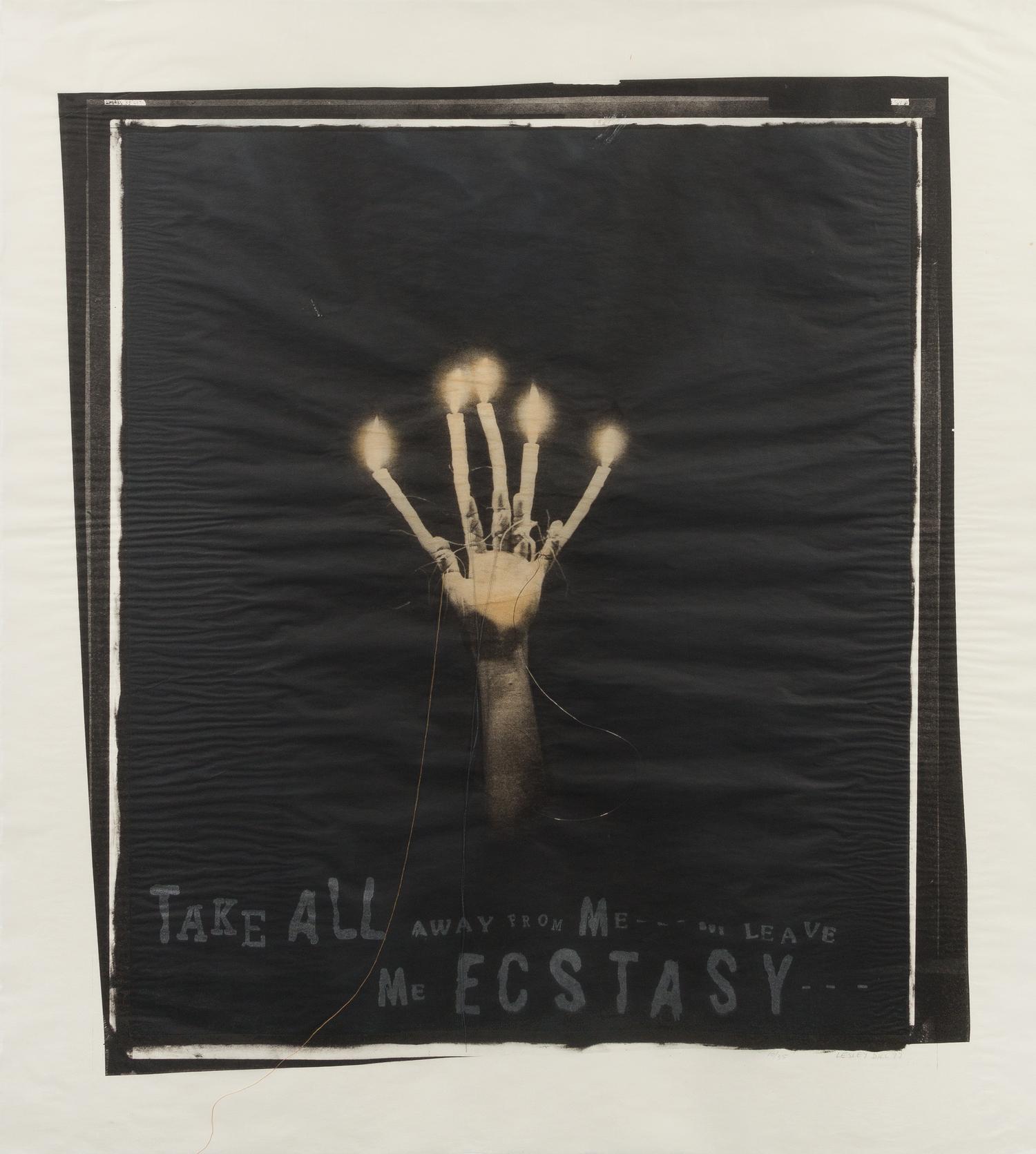 Lesley Dill, (American, b. 1950), Leave me Ecstasy, 1997