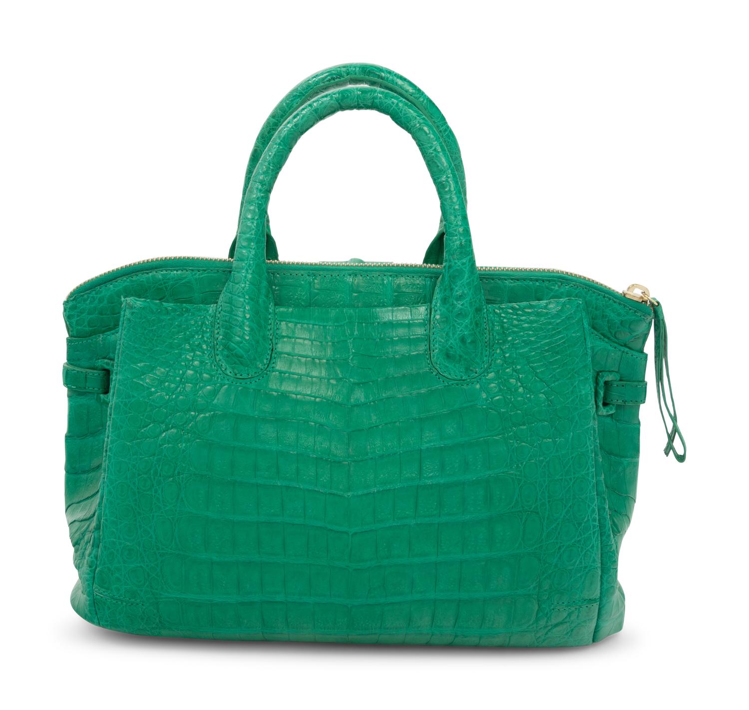 Nancy Gonzalez Crocodile Hand Bag
