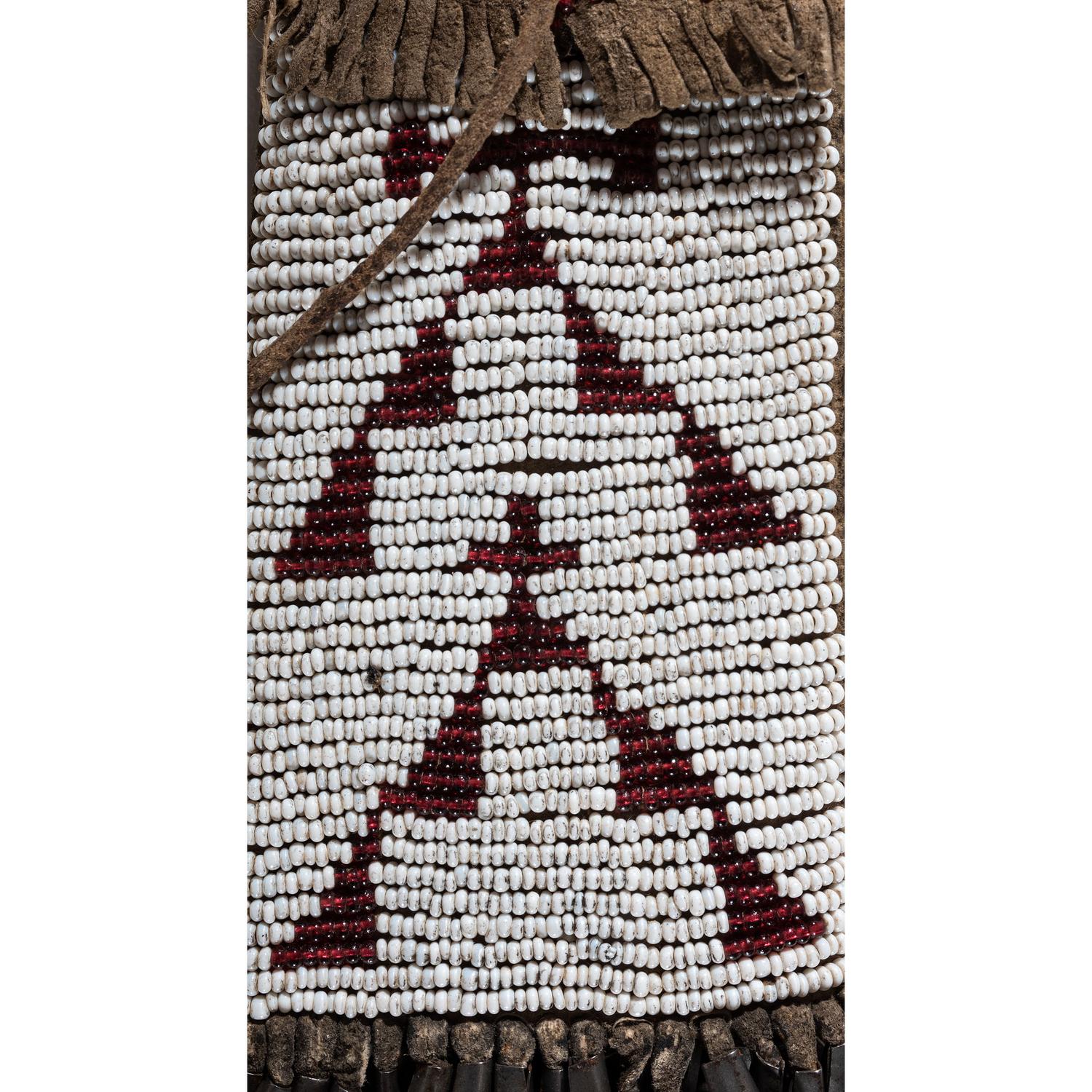 Northern Plains Beaded Whetstone Case