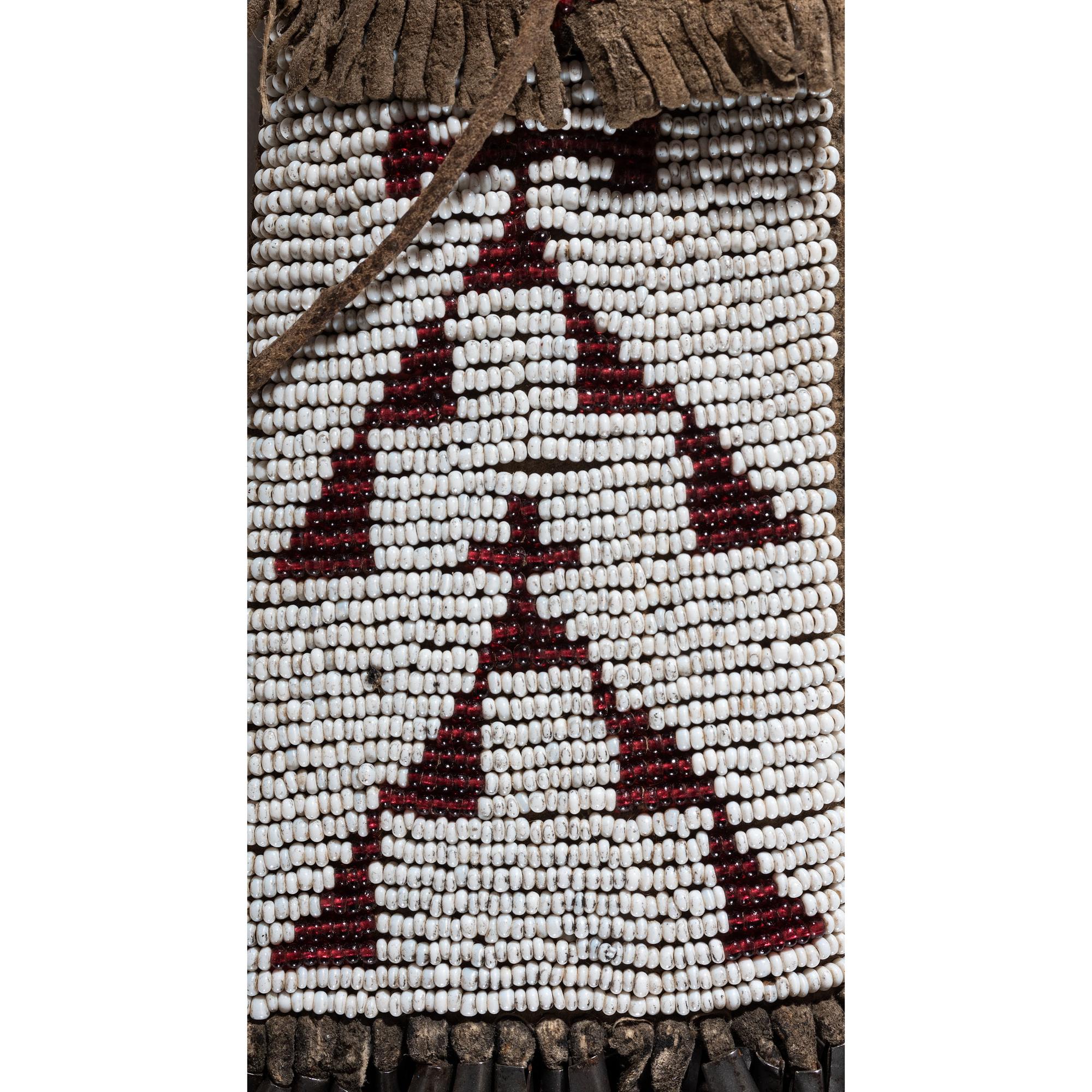 Northern Plains Beaded Whetstone Case