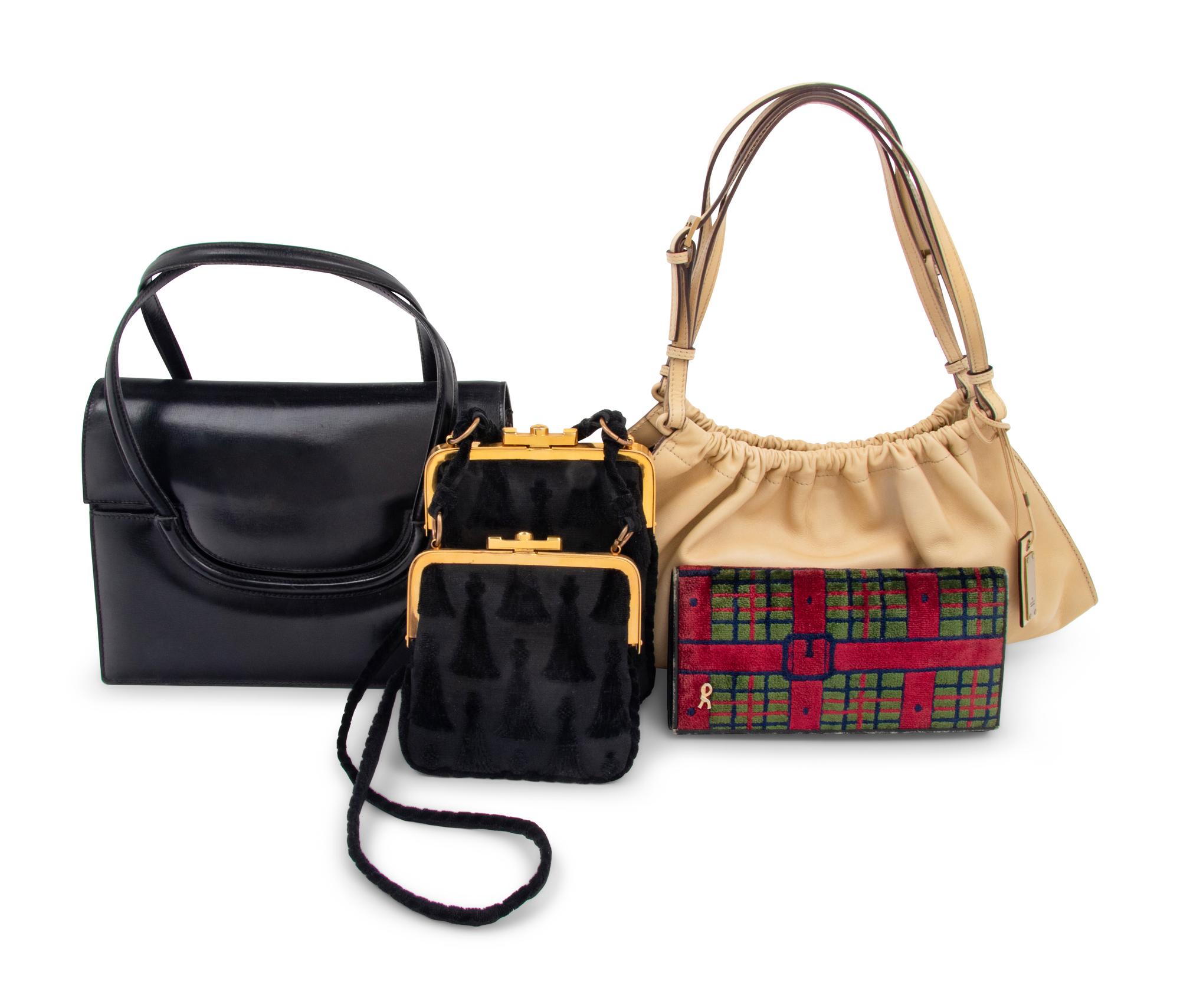 Collection of Four Designer Bags; Two Roberta di Camarino, Two Gucci