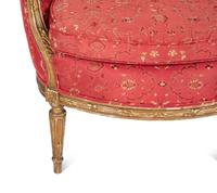 A Louis XVI Style Painted Bergère