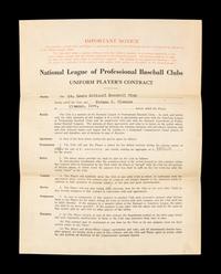 A Group of 15 1920s-30s St. Louis Cardinals Contract Agreements All Signed by Branch Rickey