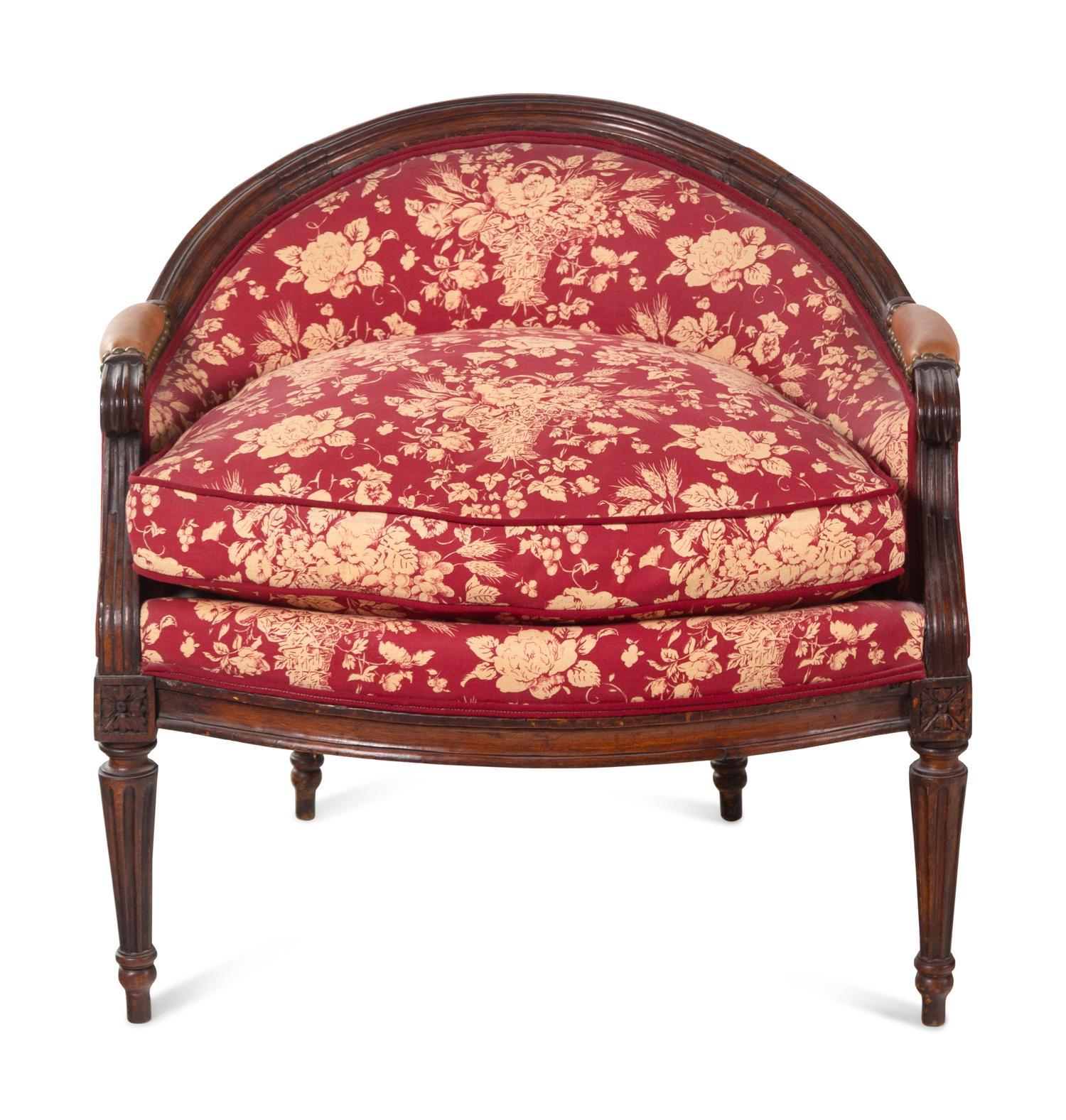 A Louis XVI Walnut Duchesse Brisée