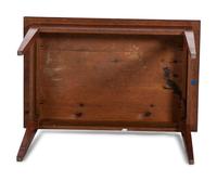 A Country Federal Red-Stained Work Table