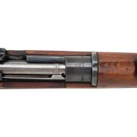 **Swedish Mauser M1938 Short Rifle with Flash Suppressor