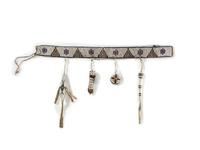 Cheyenne Child's Beaded Hide Belt
