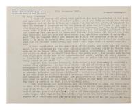 [LAWRENCE, T. E.]. -- SHAW, George Bernard (1856-1950). Typed letter signed ("G. Bernard Shaw") to T.E. Lawrence, Conway, Wales, London, 17 December 1922. 2 pages, large oblong 4to (176 x 226 mm), on personal stationery. Right margin verso just shaved affecting a few letters, creased. Provenance : Sotheby’s, 20 July 1981, lot 269, purchased by Harry Spiro; Spiro Family Collection, sold Christie’s New York, 26 Feb 2004, lot 87.