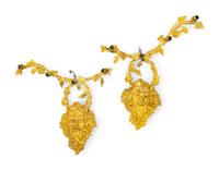 A Pair of Neoclassical Gilt Bronze Sconces