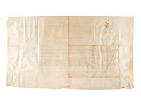 [REVOLUTIONARY WAR]. A group of 2 documents relating to the Province of Upper Canada, including one signed by Loyalist Samuel Smith (1756-1826) who served as Captain of the Queen's Rangers and surrendered at Yorktown.
