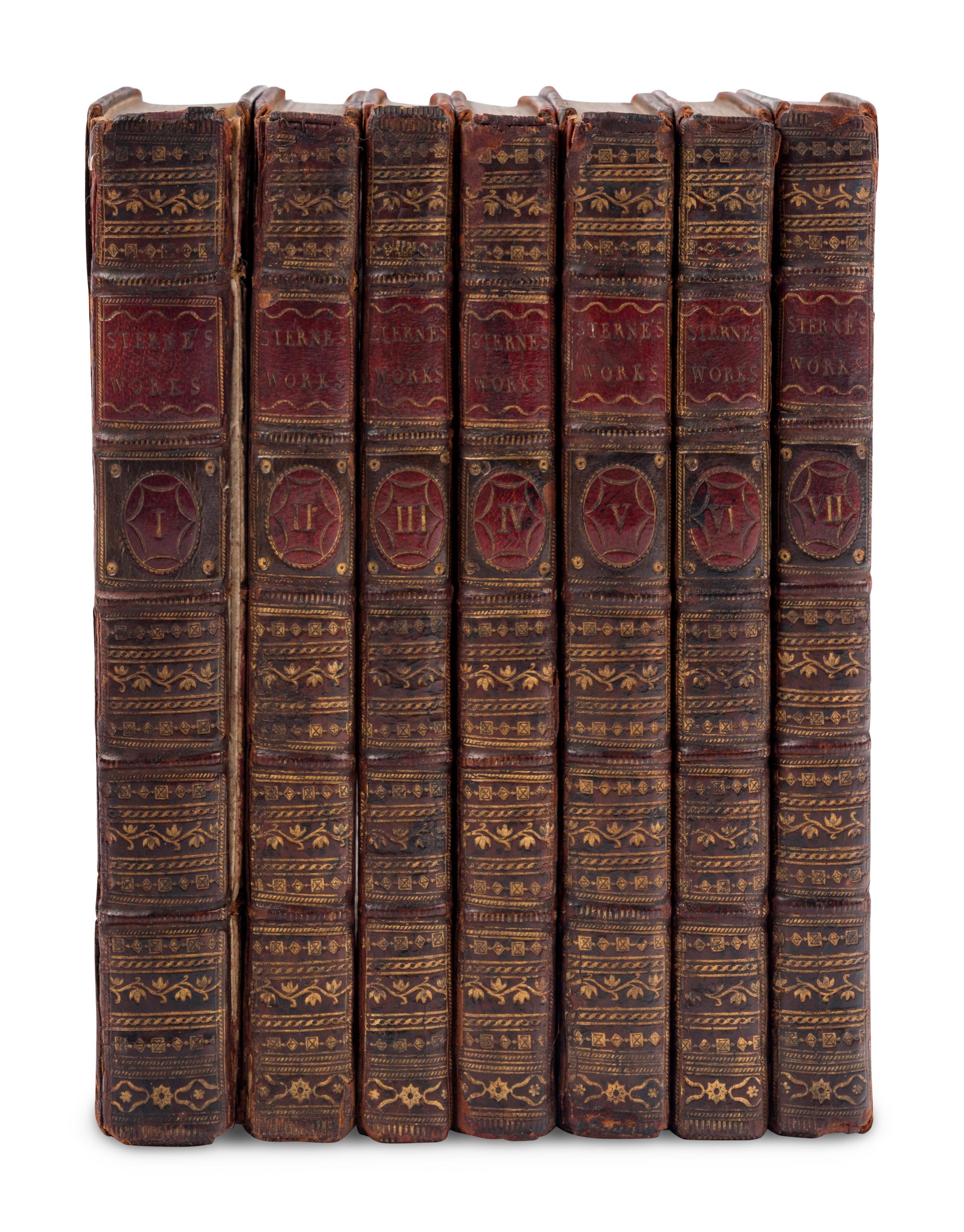 STERNE, Laurence (1713-1768). Works . London: Printed for the Proprietors, 1783.