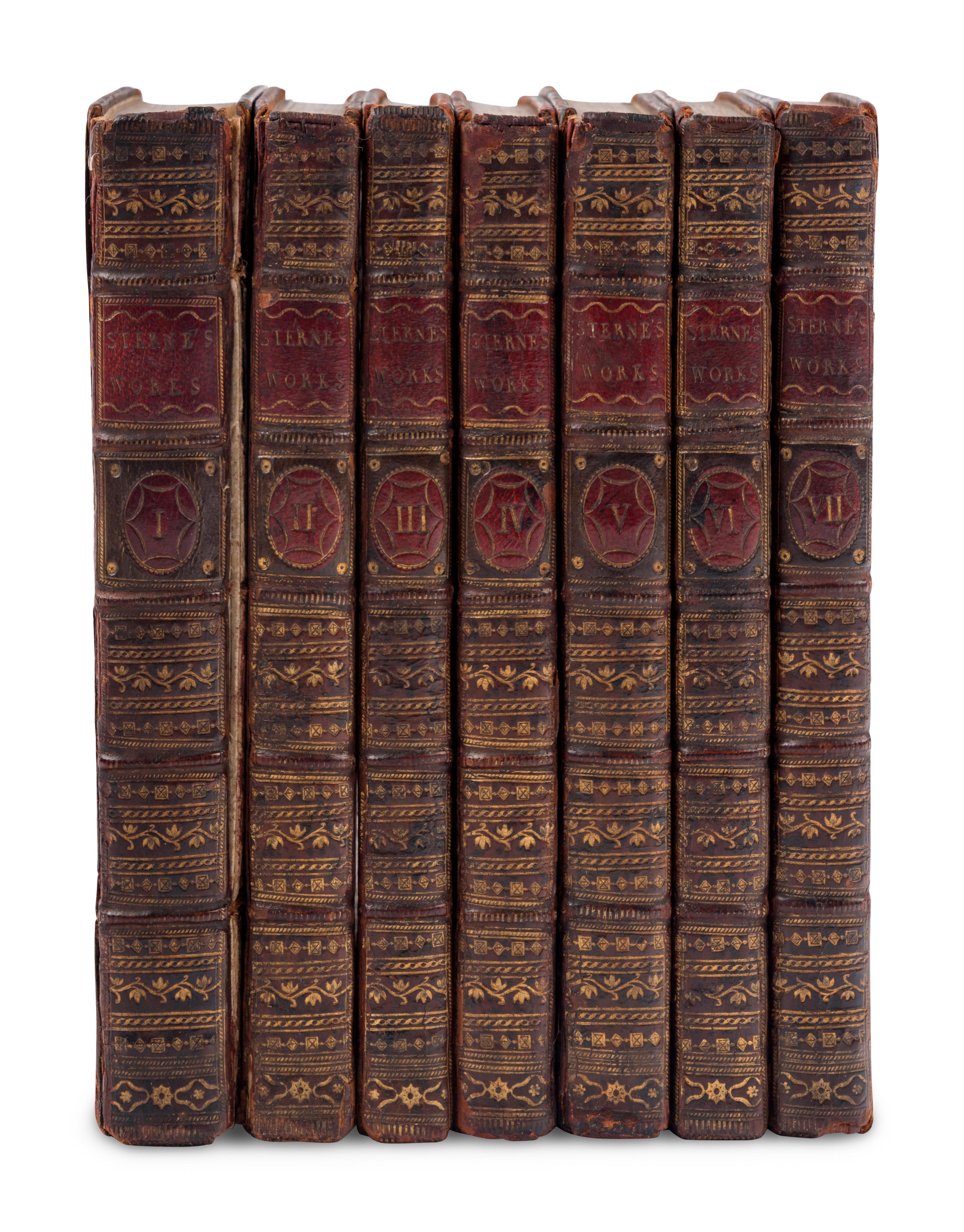 STERNE, Laurence (1713-1768). Works . London: Printed for the Proprietors, 1783.