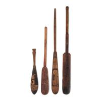 Northwest Coast Soapberry Spoons and Miniature Paddles