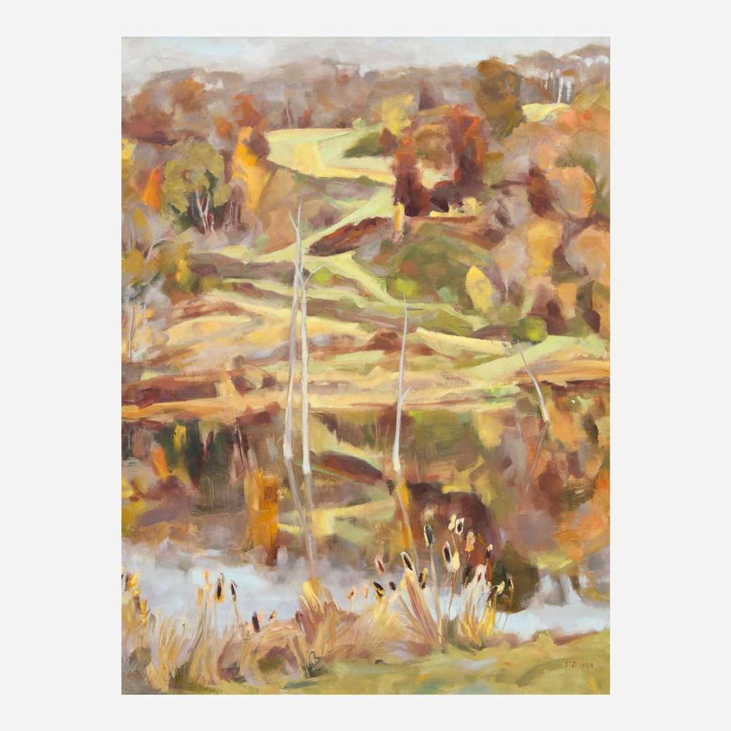 Joellyn Duesberry (American, 1944–2016) Lake Tamarac, Millbrook NY, November