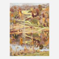 Joellyn Duesberry (American, 1944–2016) Lake Tamarac, Millbrook NY, November